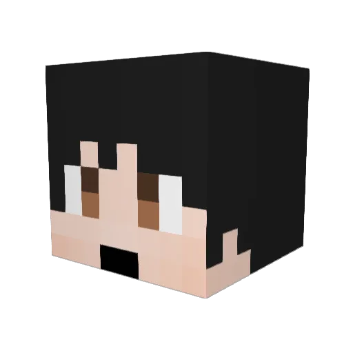 byJustin Minecraft avatar head, 3D render