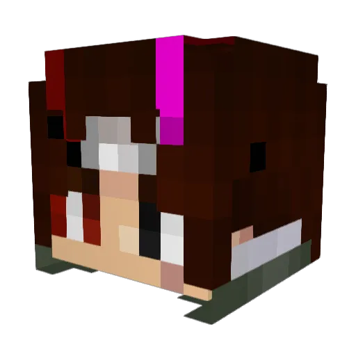 byMatti Minecraft avatar head, 3D render