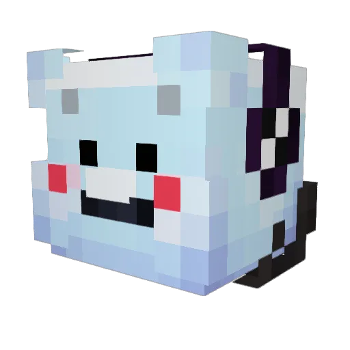byOsito Minecraft avatar head, 3D render