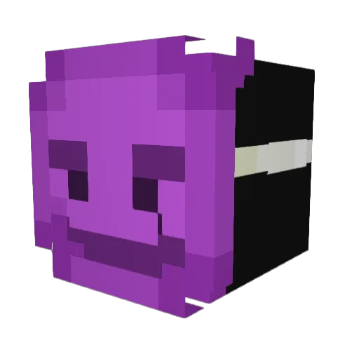 byPlant Minecraft avatar head, 3D render