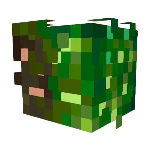 byRizona Minecraft avatar head, 3D render