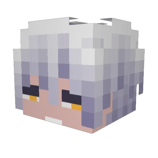 bySwaZ Minecraft avatar head, 3D render