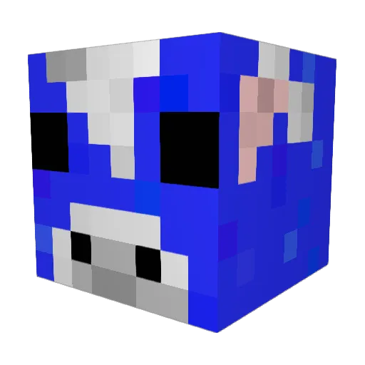 byToby_ Minecraft avatar head, 3D render