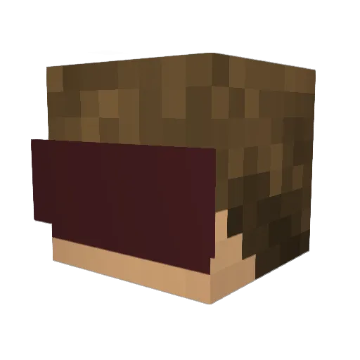 byToem Minecraft avatar head, 3D render