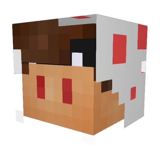 byVirex Minecraft avatar head, 3D render