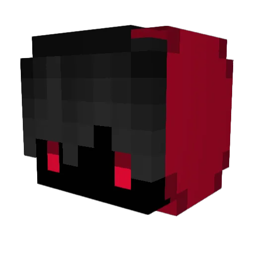 byWeakzz Minecraft avatar head, 3D render