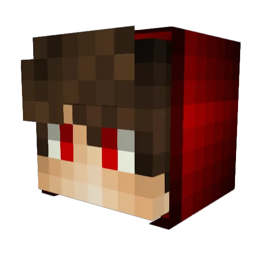 byZeki33 Minecraft avatar head, 3D render