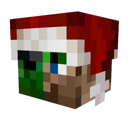 by_Laboda Minecraft avatar head, 3D render