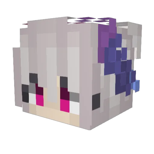 byan0113 Minecraft avatar head, 3D render