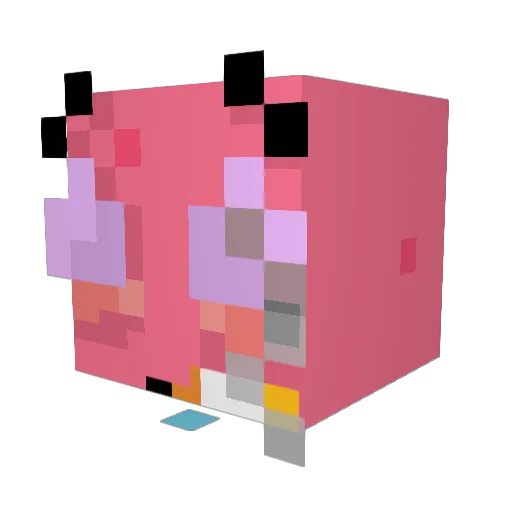 bybus42 Minecraft avatar head, 3D render