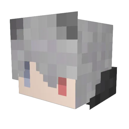 byby95910 Minecraft avatar head, 3D render