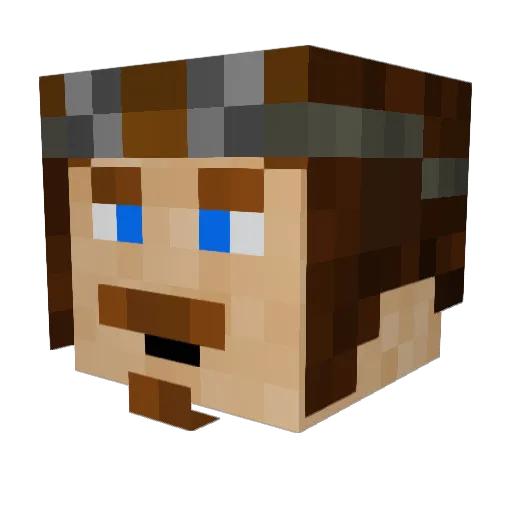 byce_ Minecraft avatar head, 3D render