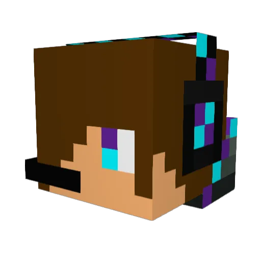 bydon331 Minecraft avatar head, 3D render