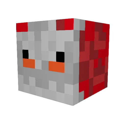 byeDome Minecraft avatar head, 3D render