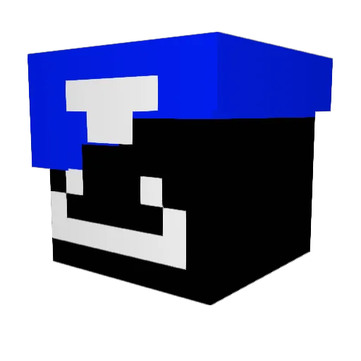 byeMonomer Minecraft avatar head, 3D render