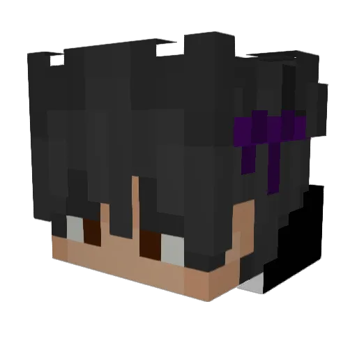 byebrian Minecraft avatar head, 3D render