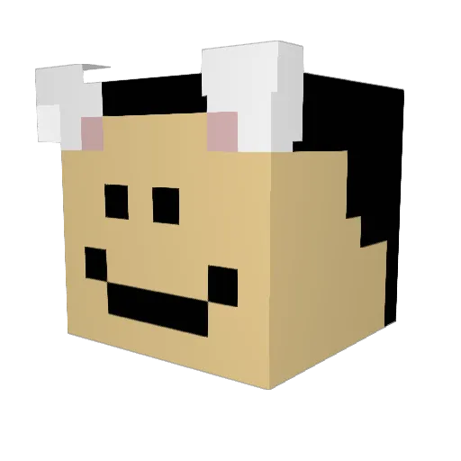 byedream Minecraft avatar head, 3D render