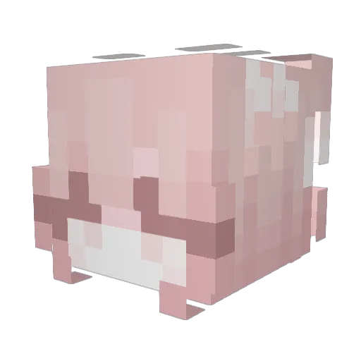 byeolO6 Minecraft avatar head, 3D render