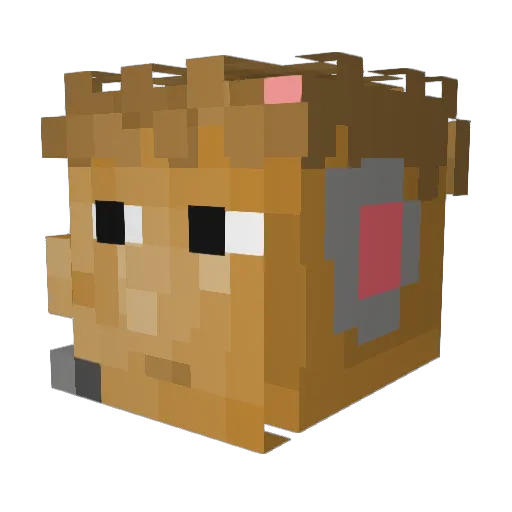 byeongho123 Minecraft avatar head, 3D render