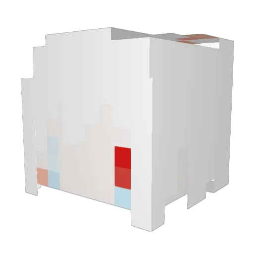 byetheway Minecraft avatar head, 3D render