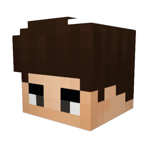 byfreek Minecraft avatar head, 3D render