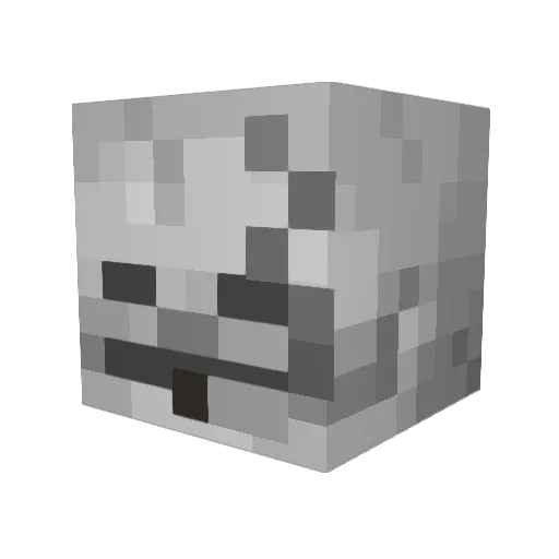 bygabbo Minecraft avatar head, 3D render