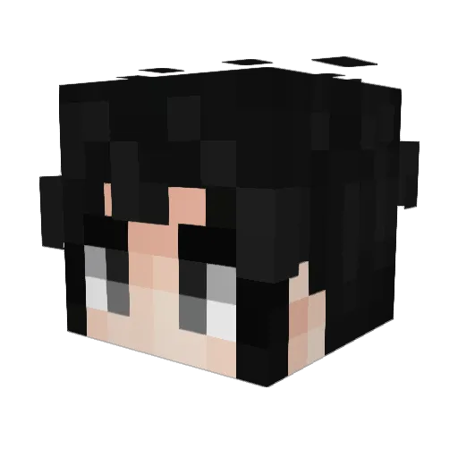 byk1ng Minecraft avatar head, 3D render