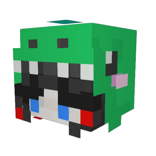 bynnxx Minecraft avatar head, 3D render