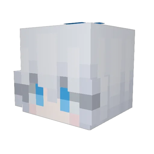 byo_nim01 Minecraft avatar head, 3D render