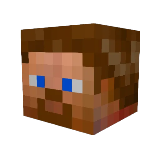 byqqu91 Minecraft avatar head, 3D render