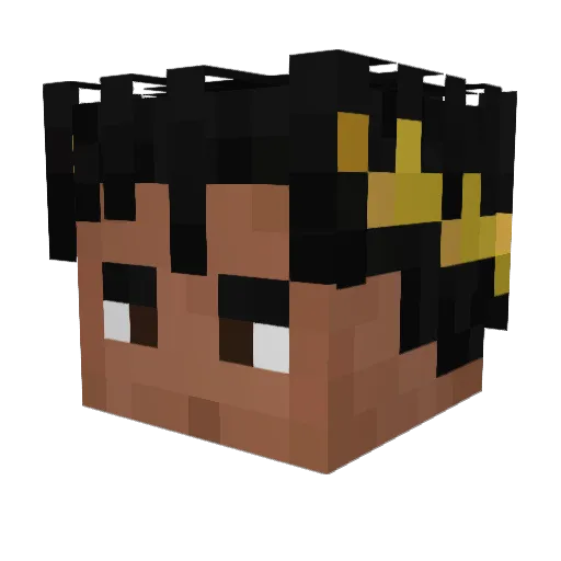 byron707 Minecraft avatar head, 3D render