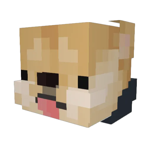 bysondra Minecraft avatar head, 3D render