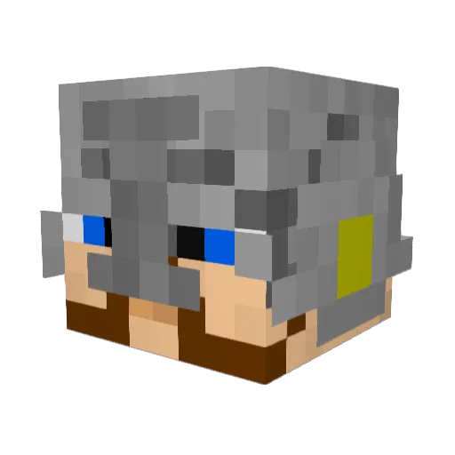 bystry96 Minecraft avatar head, 3D render