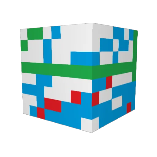 byteemily Minecraft avatar head, 3D render