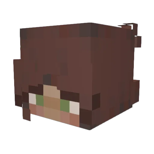 bytemuck Minecraft avatar head, 3D render