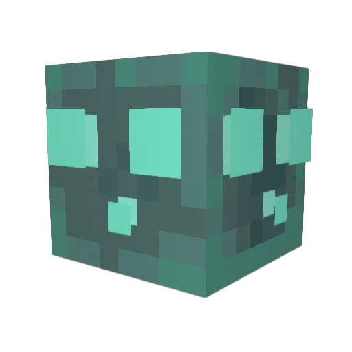 bytwave Minecraft avatar head, 3D render