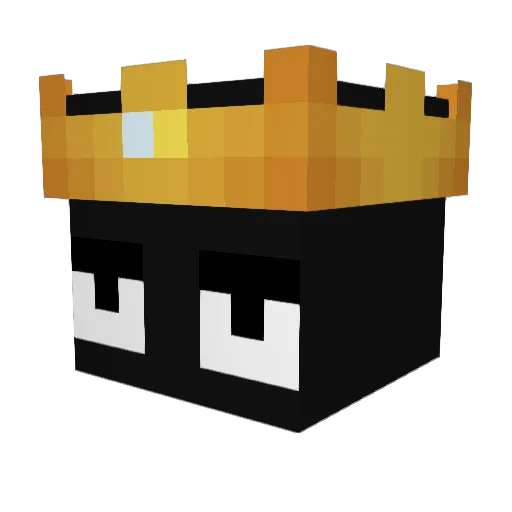 byungsin_ Minecraft avatar head, 3D render