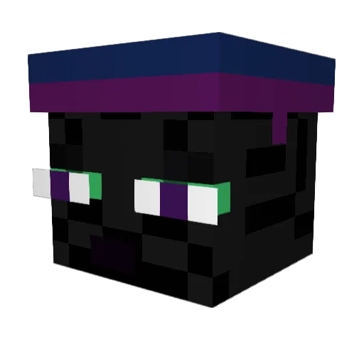 byurie1 Minecraft avatar head, 3D render