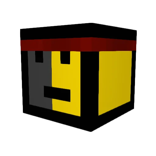 byvolpeer Minecraft avatar head, 3D render