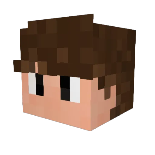 byyForge9tl Minecraft avatar head, 3D render