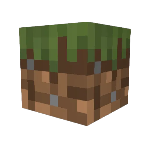 byyGlowpci Minecraft avatar head, 3D render