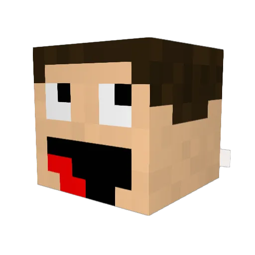 byyJadey65 Minecraft avatar head, 3D render