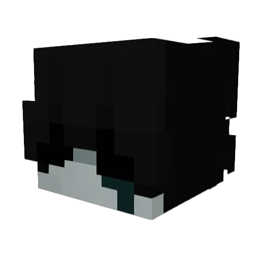 byyVoidou6 Minecraft avatar head, 3D render