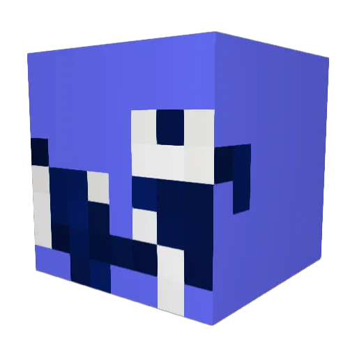 c00kiem0nstaaa Minecraft avatar head, 3D render