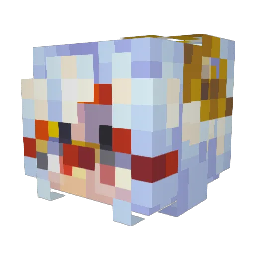 c00ljulas Minecraft avatar head, 3D render