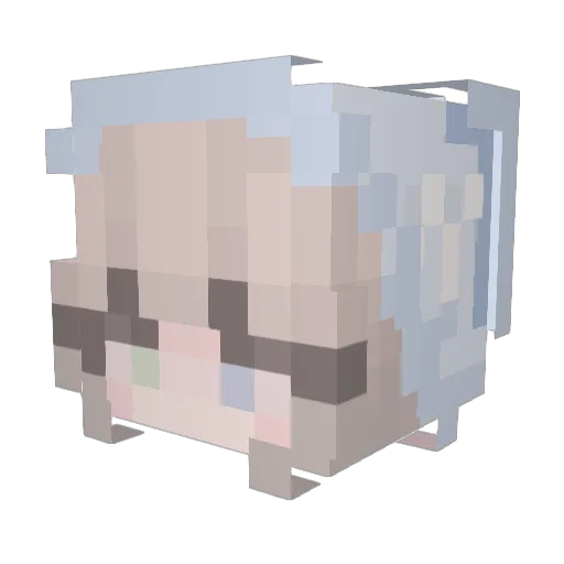 c00ljules Minecraft avatar head, 3D render