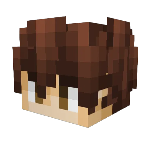 c00lpigman Minecraft avatar head, 3D render