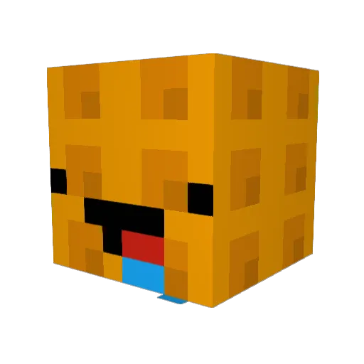 c01t45 Minecraft avatar head, 3D render