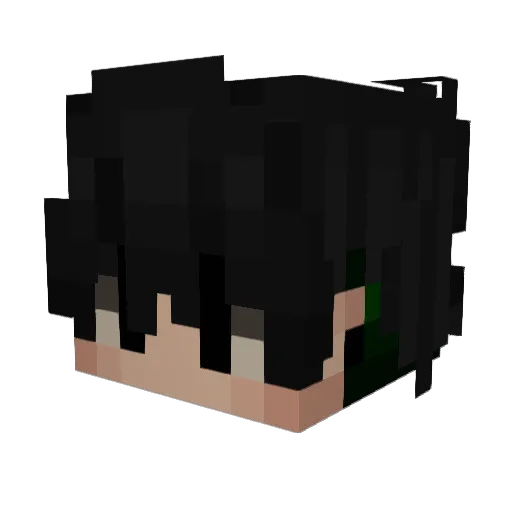 c0RneRr Minecraft avatar head, 3D render