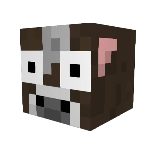 c0ff33_alex Minecraft avatar head, 3D render